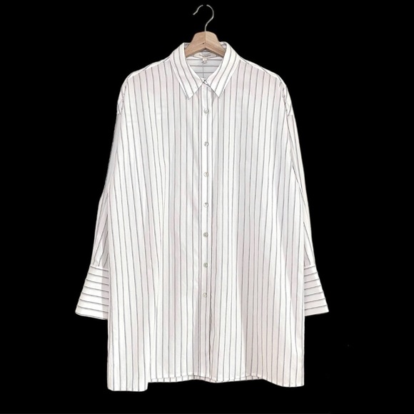 NWT Favorite Daughter The Ex Boyfriend Shirt Dress Oversized Buttondown Small - Picture 1 of 16